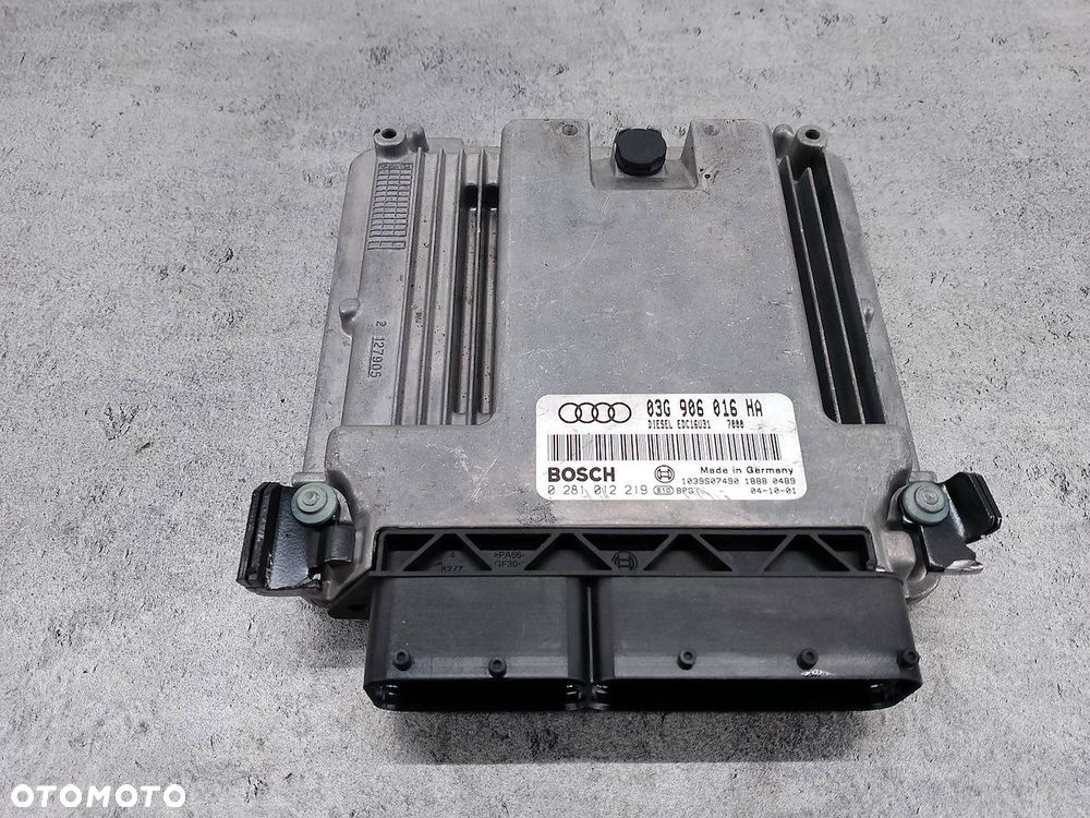 KOMPUTER, STEROWNIK AUDI A4 B6 03G906016HA 0281012219 1.9 TDI - 1