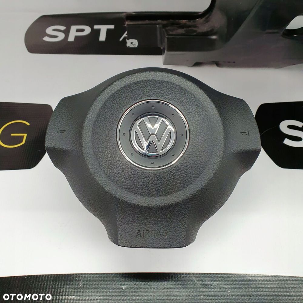 VW GOLF VI 6 PLUS GTI DESKA ROZDZIELCZA KONSOLA KOKPIT PULPIT PODUSZKI AIRBAG AIR BAG PASY KIT SET - 4
