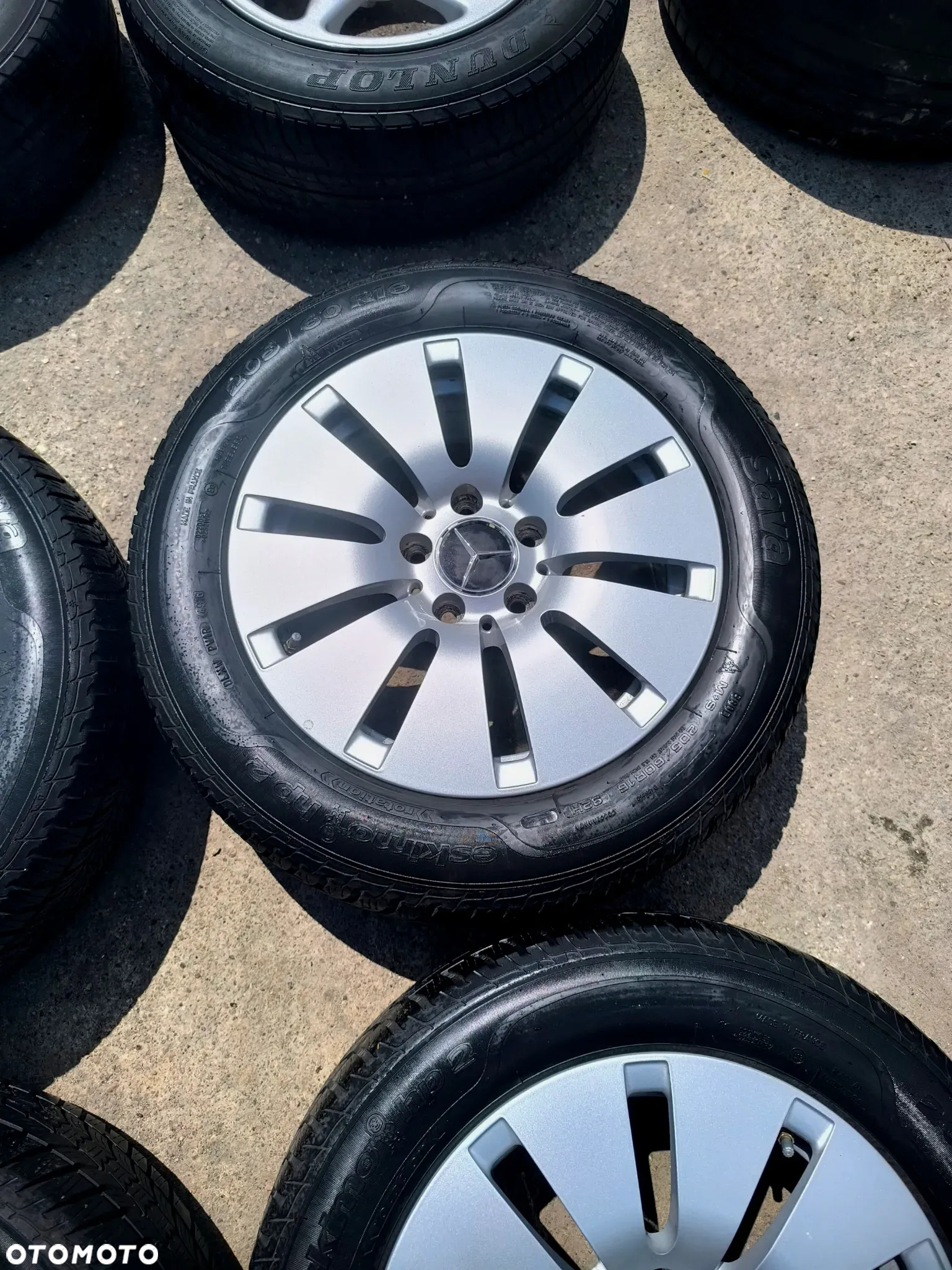5x112 Alufelgi Felgi Aluminiowe Koła zimowe Zima 16 Mercedes A Klasa W176  W177 A177 CLA A117 B Klasa W246 W247 VITO V-KLASA C Klasa W204 W205 205/60 Alu-Rad Legnica 5mm - 7