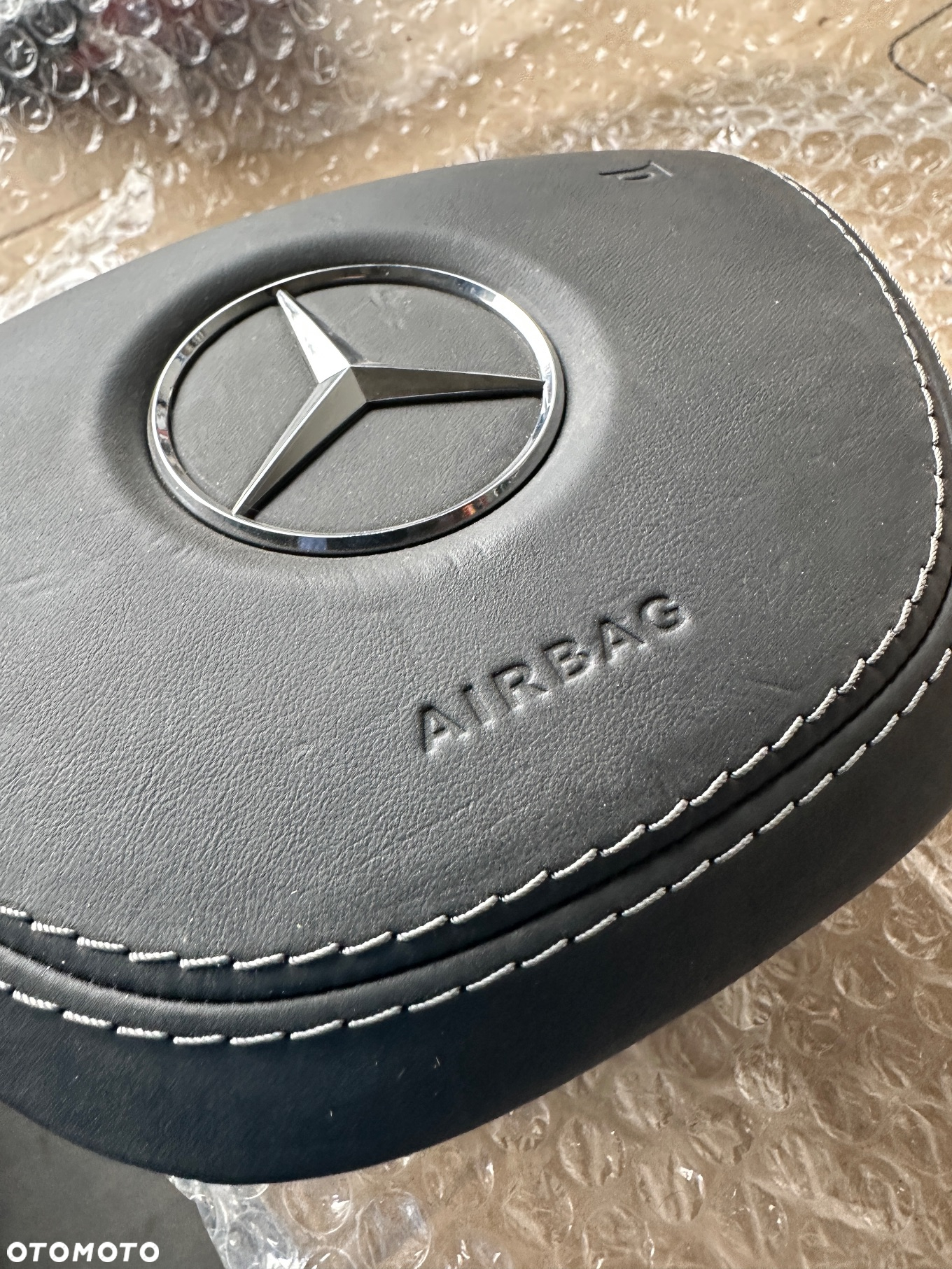 MERCEDES S 222 c 217 maybach x222 zaślepka  poduszki kierowcy air  bag - 4