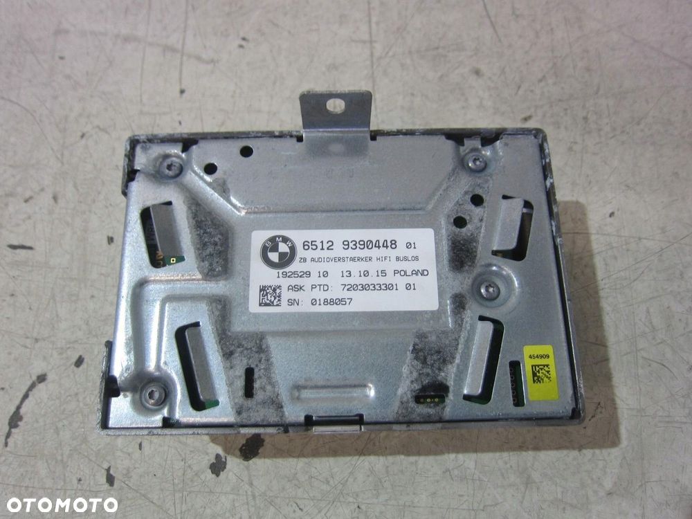 BMW X1 F48 F39 WZMACNIACZ HIFI 65122622761 65129390448 65129387656 9390448 - 5