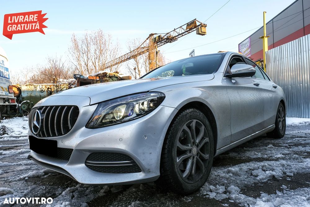 Difuzor Bara Spate cu Ornamente tobe Mercedes C-Class W205 S205 (2014-2020) C63 De- livrare gratuita - 24