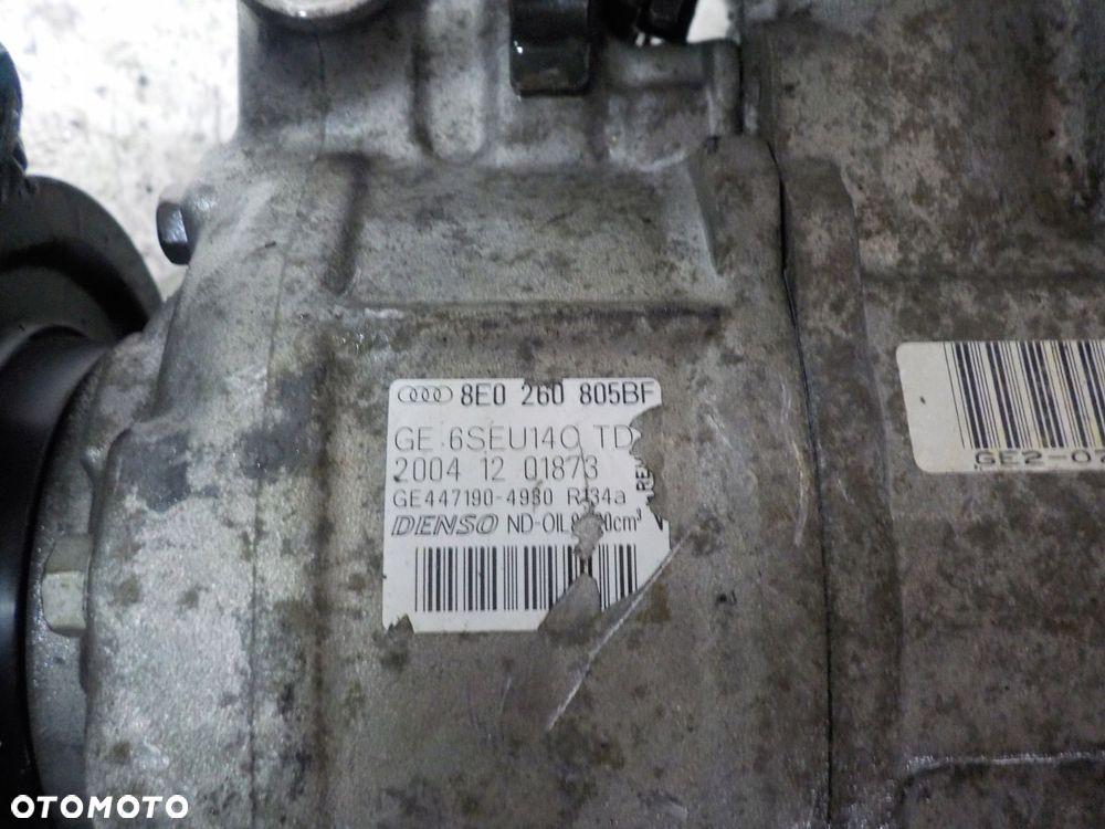 AUDI A4 B6 2.0 TDI ORG SPRĘŻARKA POMPA KLIMATYZACJI 8E0260805BF - 2