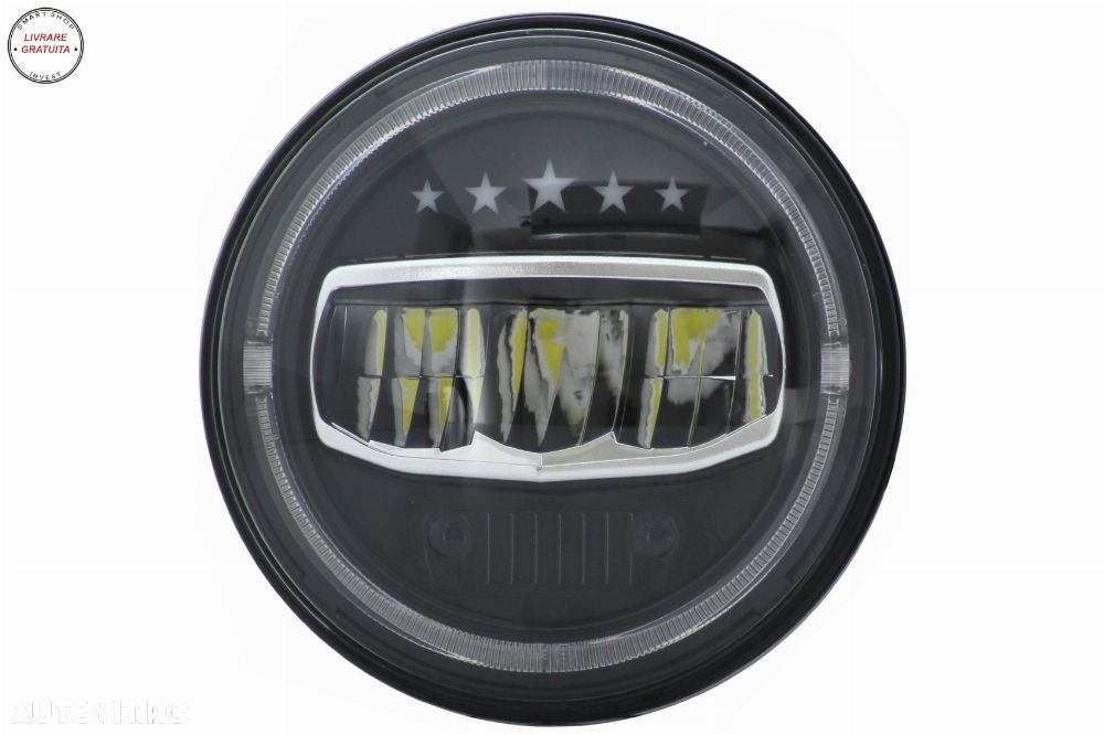 Faruri Full LED CREE Dublu Proiector Jeep Wrangler JK TJ LJ JL (1997-2017) 5 Stars- livrare gratuita - 2