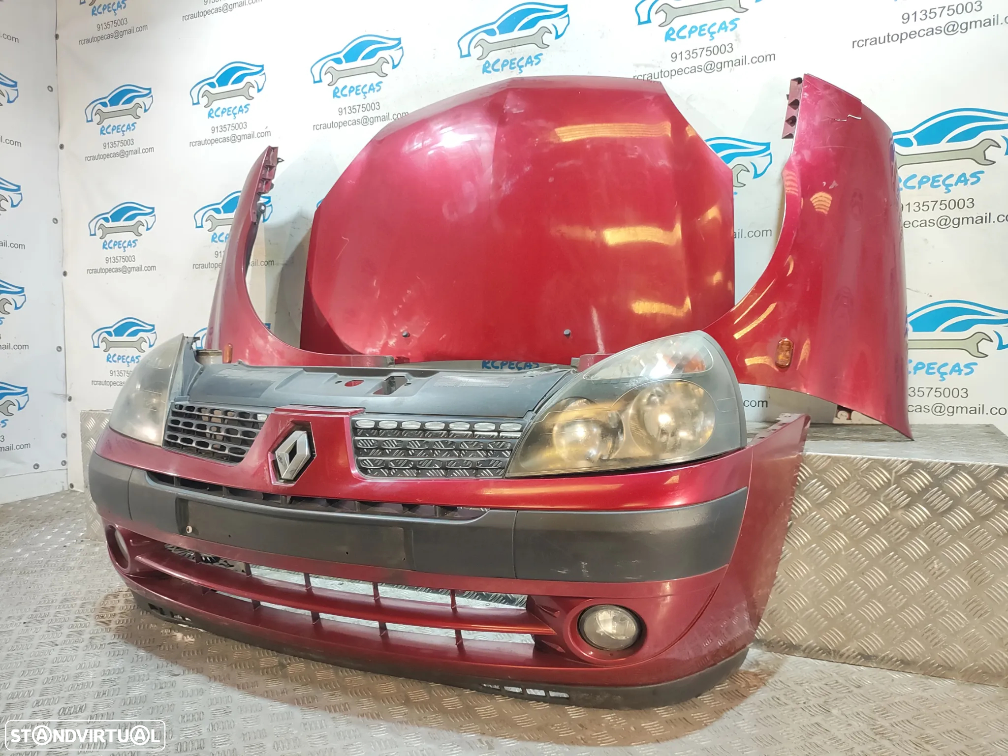 Frente Completa Renault Clio mk2 Facelift Fase 2 2001 a 2003 - 2
