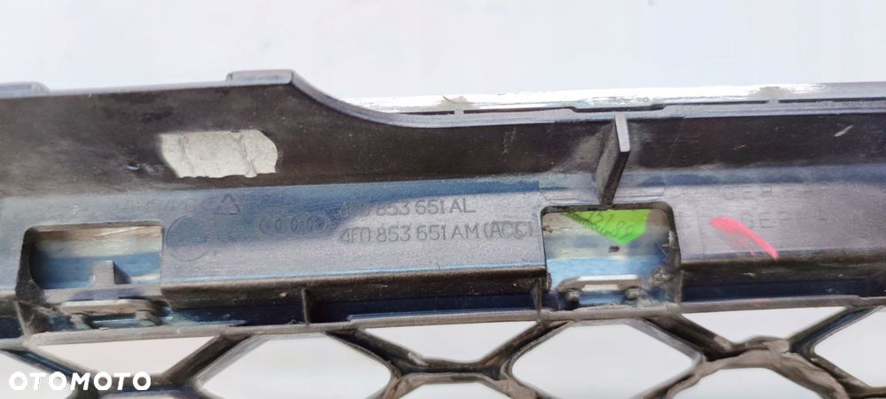 GRILL ATRAPA CHŁODNICY RADAR AUDI RS6 A6 C6 4F0853651AL 4F0853651AM - 16