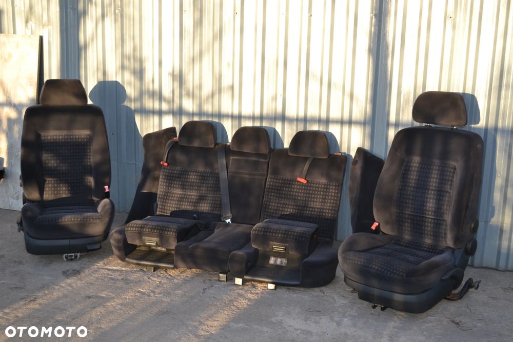 VW PASSAT B5 FL KOMBI FOTEL FOTELE PRZÓD PRZEDNIE KANAPA TYŁ WELUROWE FOTELIKI KPL POMORSKIE - 3