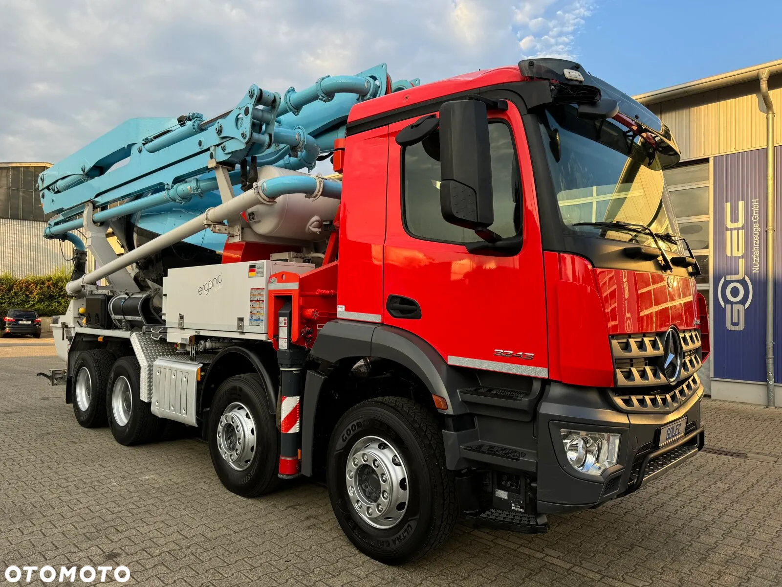 Mercedes-Benz Arocs 3243 8x4 EURO6 POMPOGRUSZKA PUTZMEISTER TMM 24-3 - 2