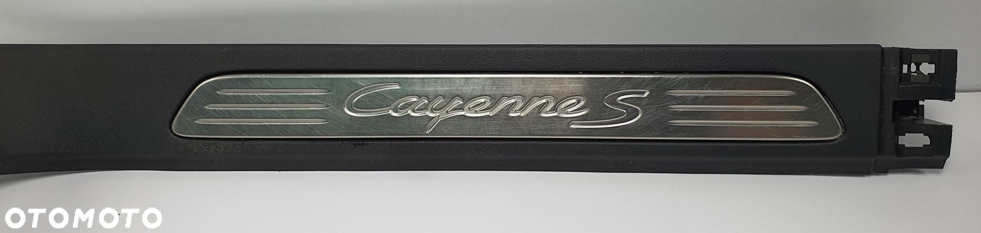 OSŁONA LISTWA PROGU LEWY PRZÓD PORSCHE CAYENNE II 7P5 7P5863483 - 2