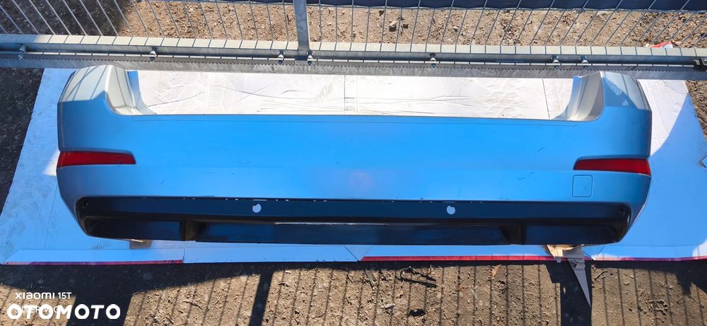 Zderzak tylny kompletny Skoda Octavia III LA7W kombi srebrny - 2