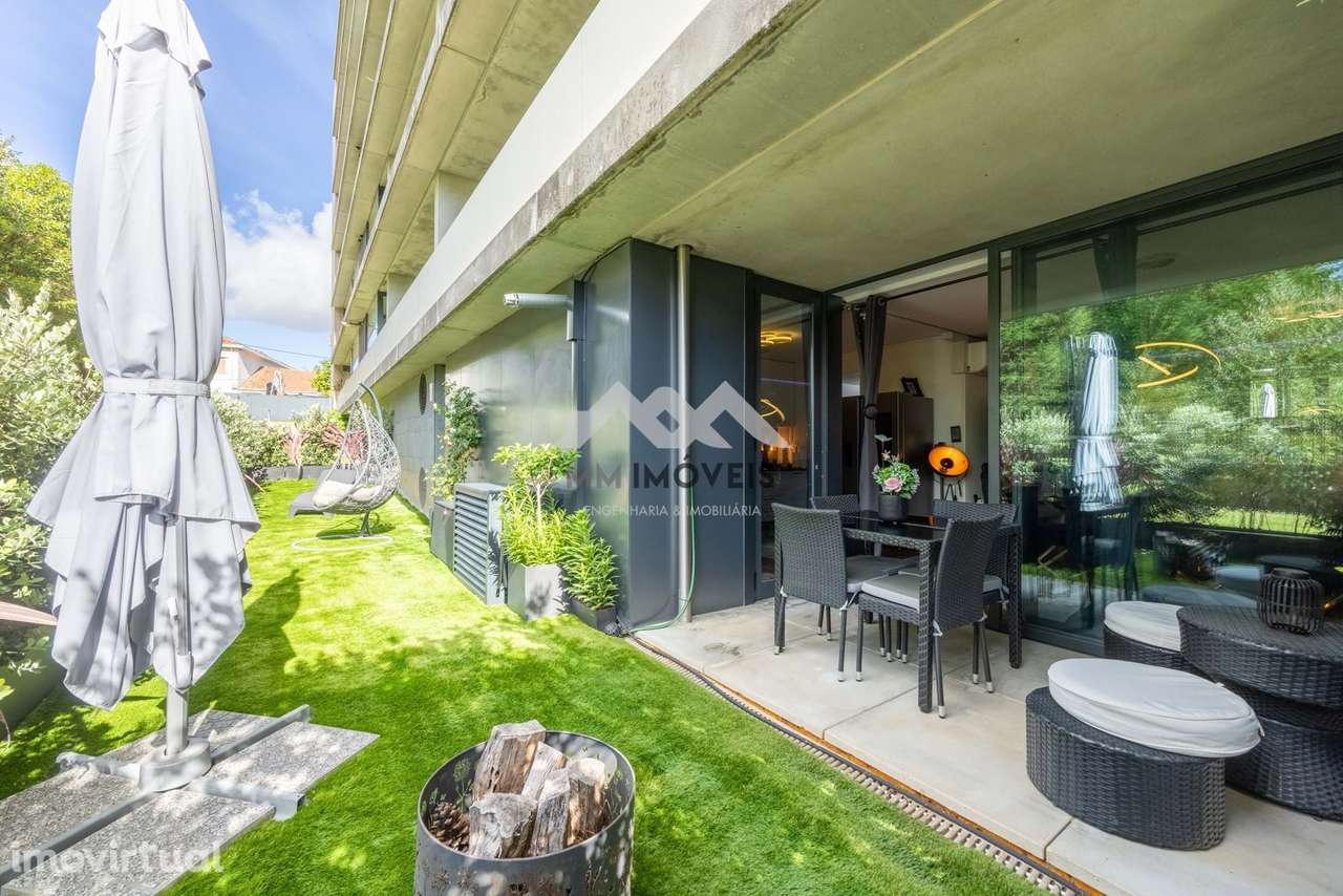 Apartamento T1 | Mafamude | Condomínio Fechado | Terraço | Piscina | C - Grande imagem: 4/33