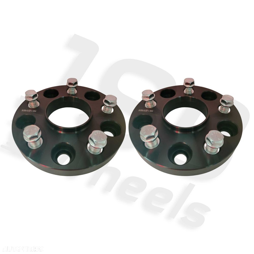 Flanse distantiere cu prindere dubla noi 5x130 pentru Audi Q7, VW Touareg si Porsche Cayenne - 1