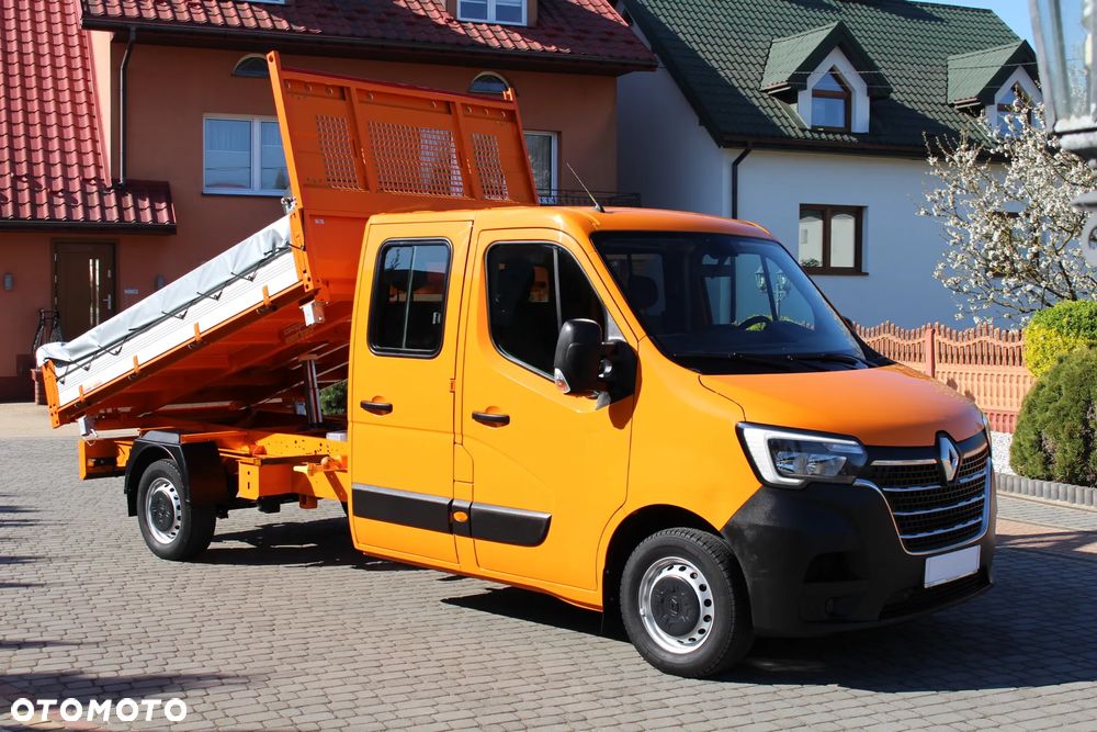 Renault MASTER / MOVANO / BRYGADÓWKA / DOKA / WYWROTKA / 6 OSÓB / POLSKI SALON / NISKI PRZEBIEG / - 9