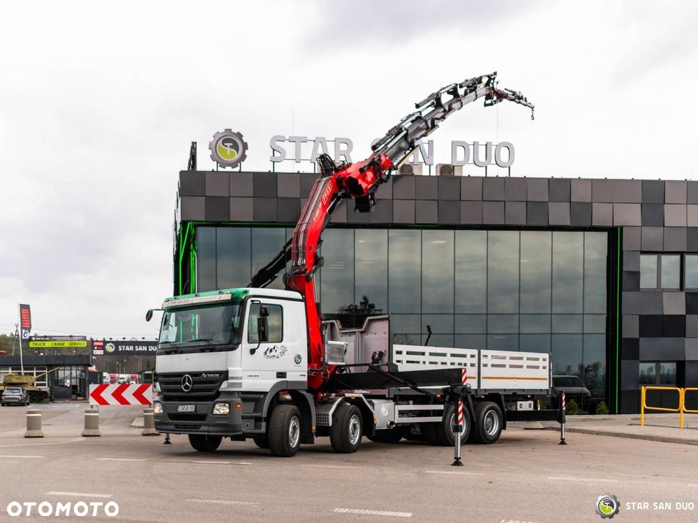 Mercedes-Benz Actros 3244 8x4 Fassi F600 HDS Żuraw Fly Jib Wciągarka - 6