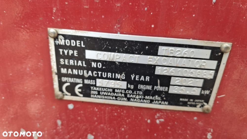 Takeuchi TB260 - 10