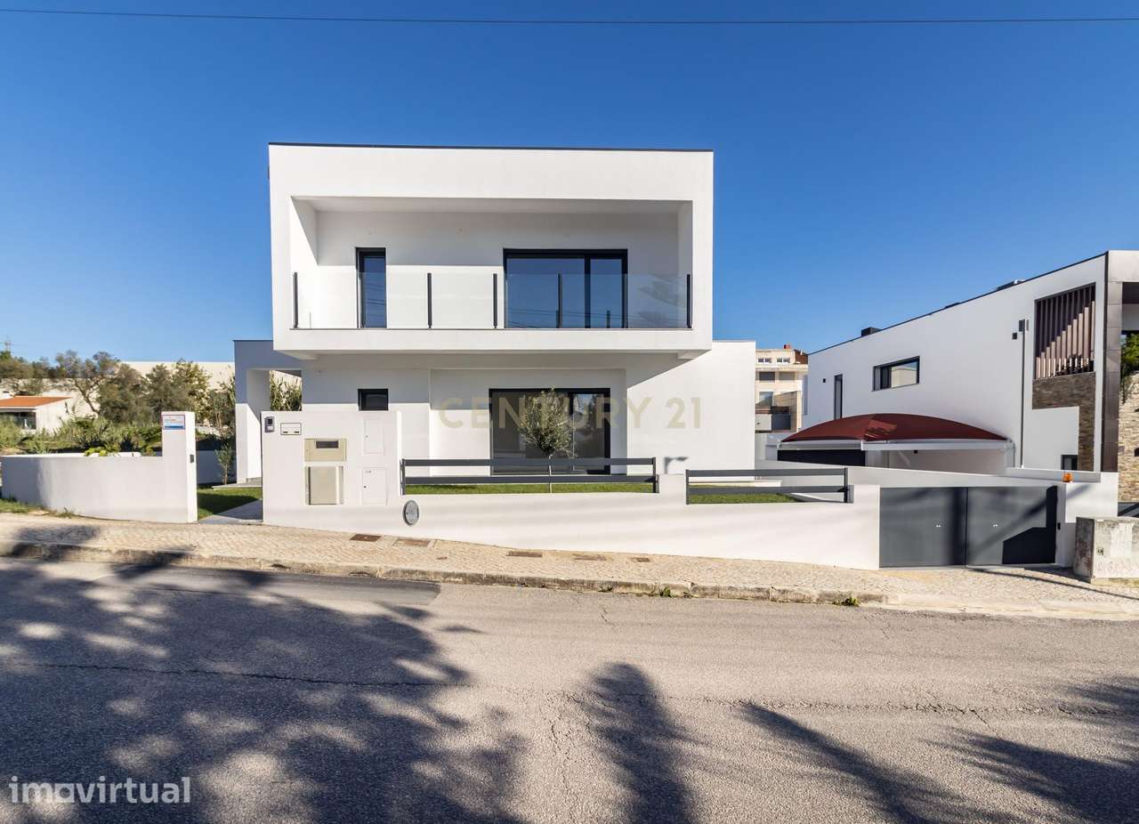 Moradia Nova T4 com piscina e garagem - Sobreda - Charneca de Caparica - Grande imagem: 4/60