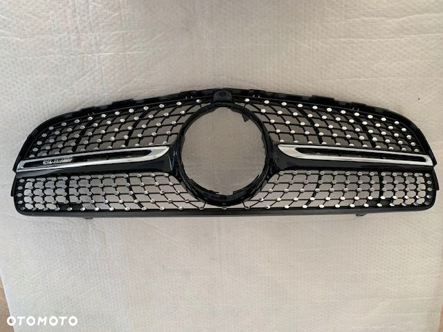 MERCEDES GLC W253 X253 GRILL ATRAPA AMG DIAMOND KAMERA 19-22 LIFT CAŁA IGŁA - 6