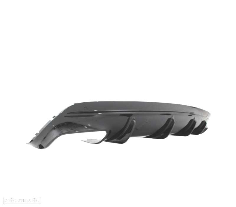 DIFUSOR TRASEIRO MERCEDES CLA W117 13-18 LOOK AMG CLA45 PRETO BRILHANTE - 2