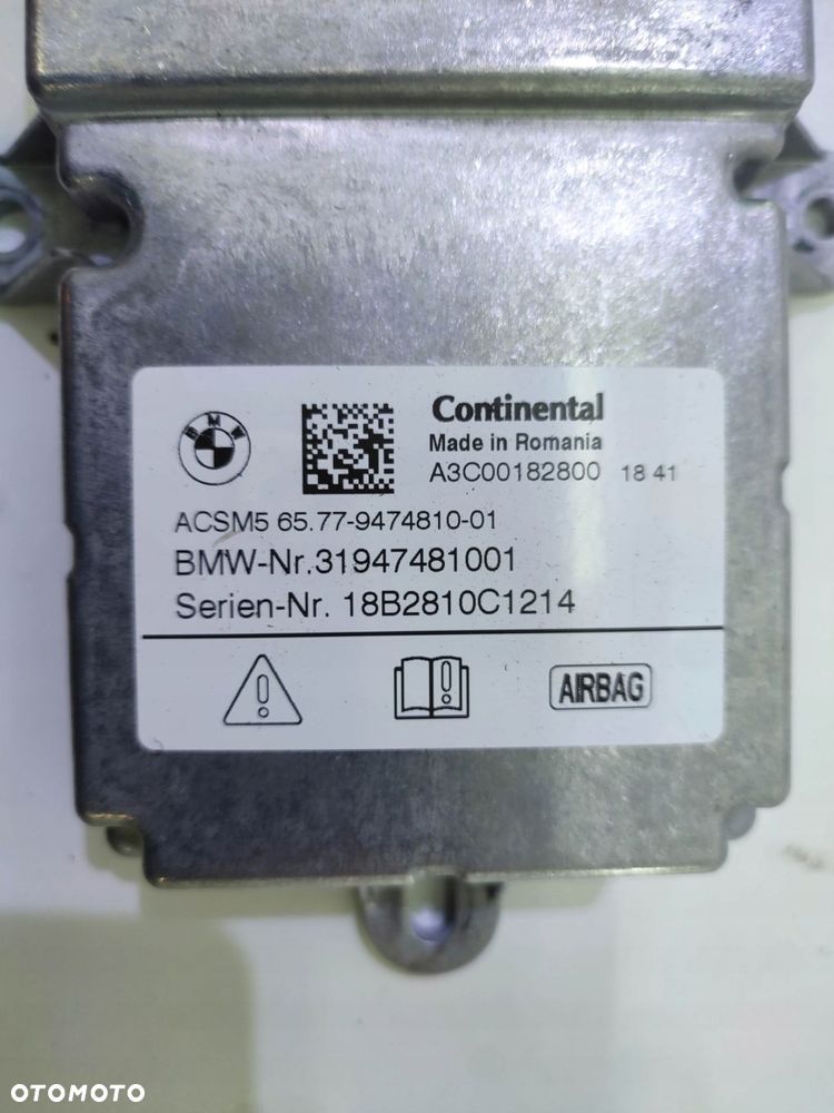 BMW G31 G30 MODUŁ PODUSZKI AIRBAG 9474810 - 2