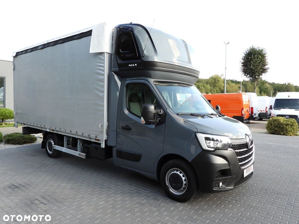 Renault MASTER PLANDEKA 10 PALET WEBASTO TEMPOMAT LEDY PNEUMATYKA KLIMATYZACJA  165KM - 5