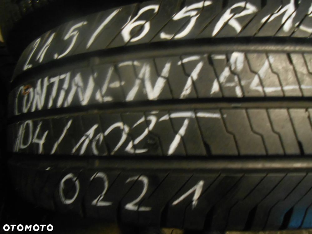 OPONY 215/65R15C CONTINENTAL VAN CONTACT ECO  DOT 3221 8MM - 3