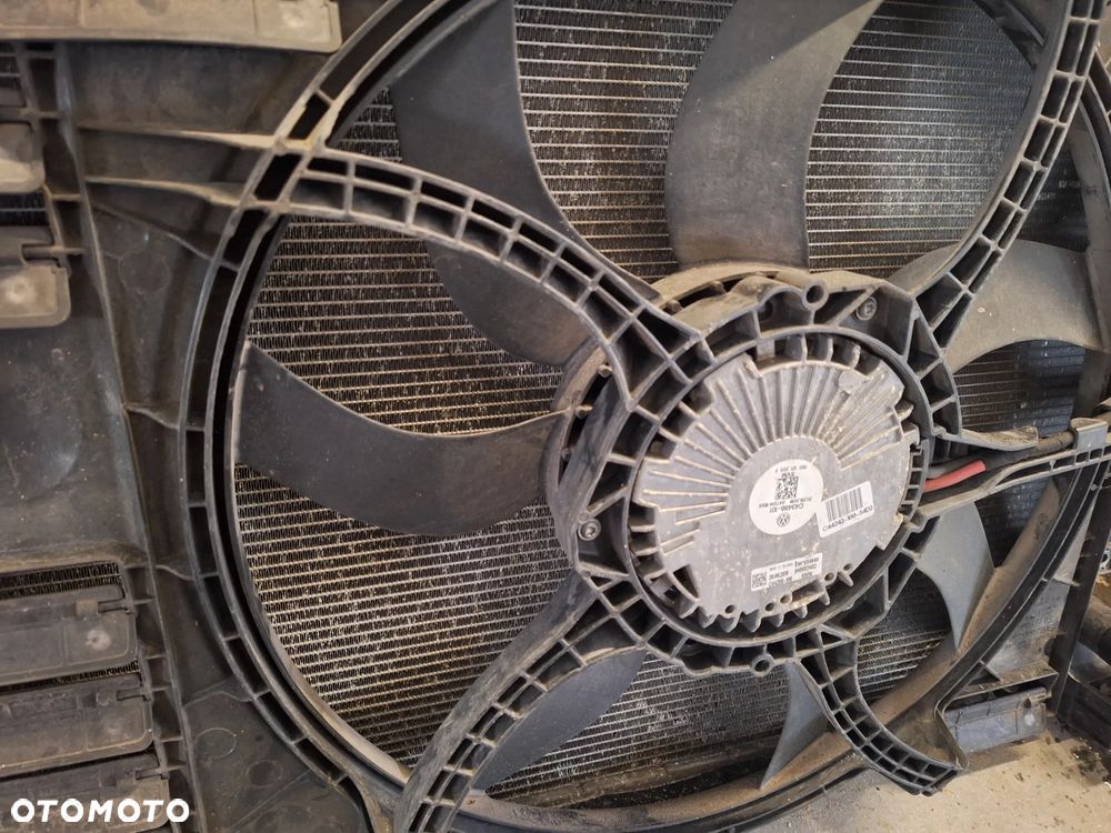 KOMPLET CHŁODNIC WENTYLATOR VW TRANSPORTER T6 7E0121205F - 3