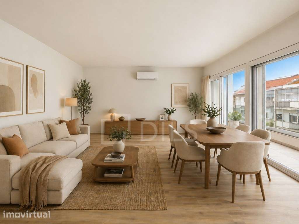Penthouse T4 com varanda em novo empreendimento em Cacilhas - Grande imagem: 4/49