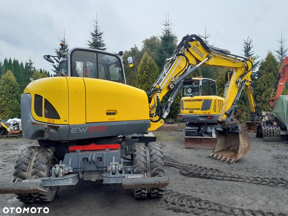 Wacker Neuson EW 100, 2019r, 3566mtg, długie ramię 3x łamane, 4 koła skrętne, - 6