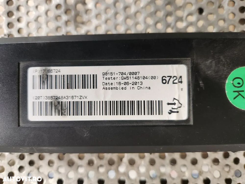 Calculator Modul Clima Climatronic Modul Confort Opel Mokka Mokka X An 2012-2013-2014-2015-2016 Vol - 5