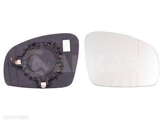 Geam oglinda, sticla oglinda Skoda Fabia 2 5J, Roomster (5j), Alkar 6472559, parte montare : Dreapta - 1