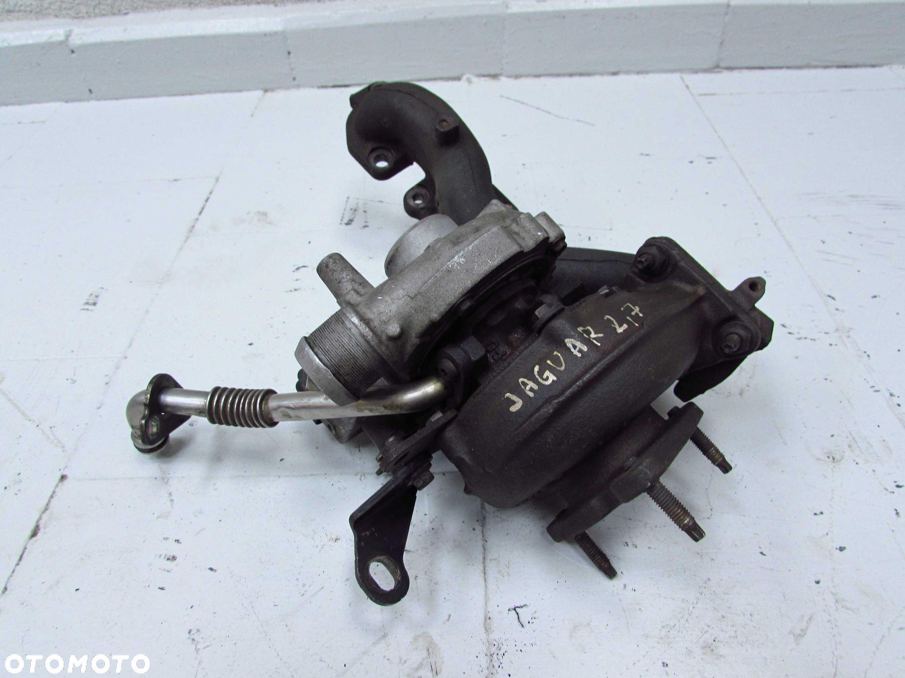 JAGUAR XF XJ 2.7 V6 TURBINA TURBO TURBOSPREZARKA LEWA NASTAWNIK 4R8Q-6K682-BK - 3