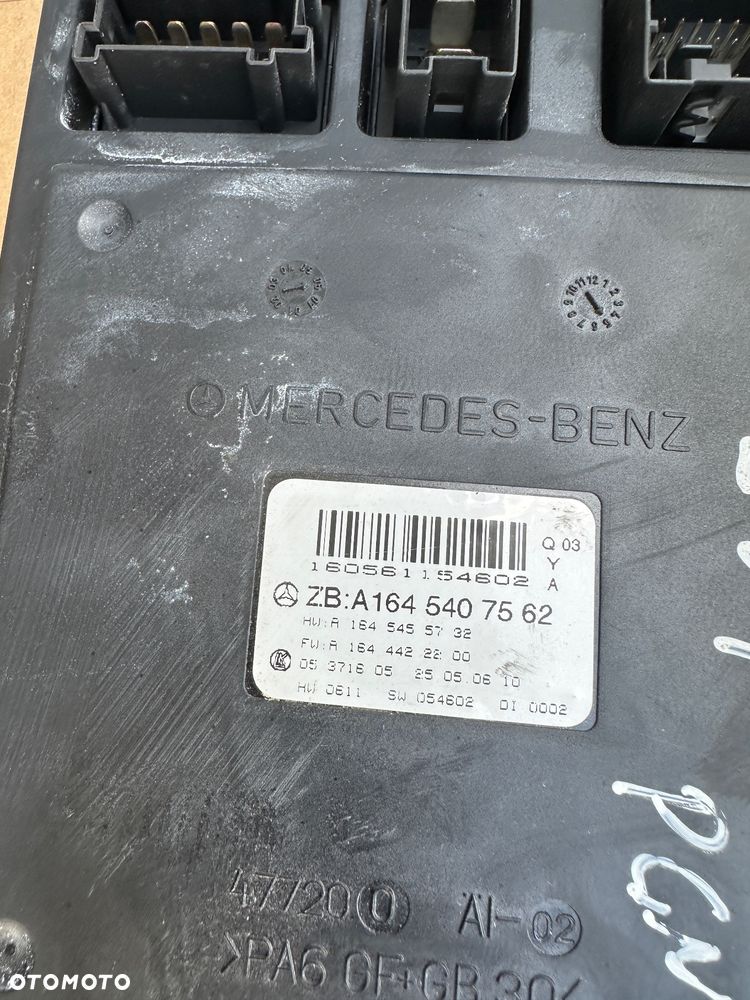 MERCEDES ml gl 164 r 251 moduł SAM przedni  przód A1645402401  a1645407562 - 3