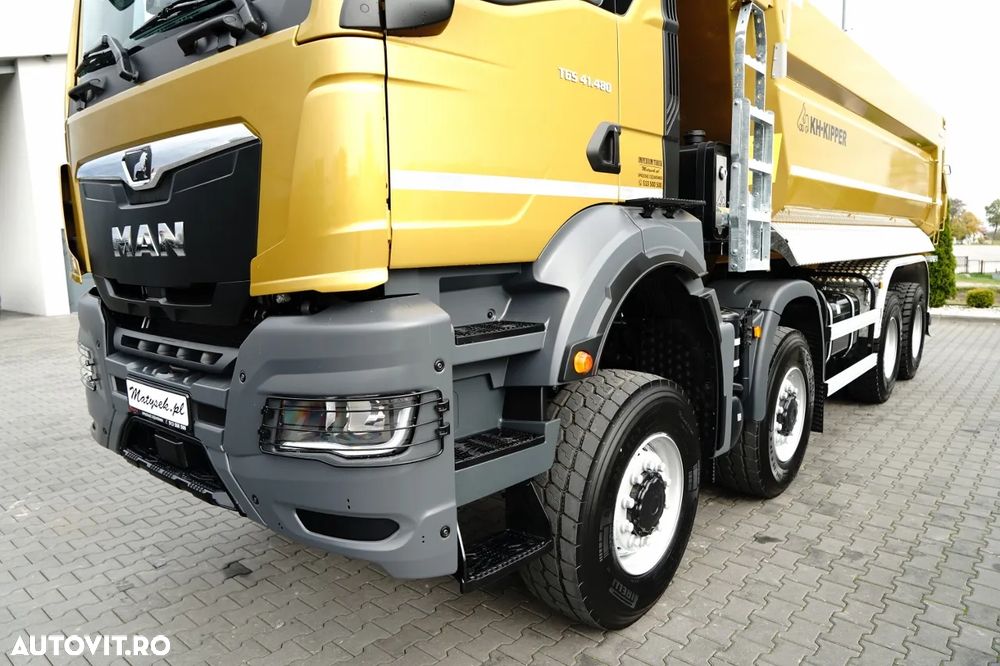 MAN TGS 41.480 / 8X6 / BASCULATOR / S1 - BASCULATOR SPATE / AUTOMAT / NOU-NOUȚ / DISPONIBIL IMEDIAT / ECHIPAMENTE BOGATE / AUR METALIZAT / - 13