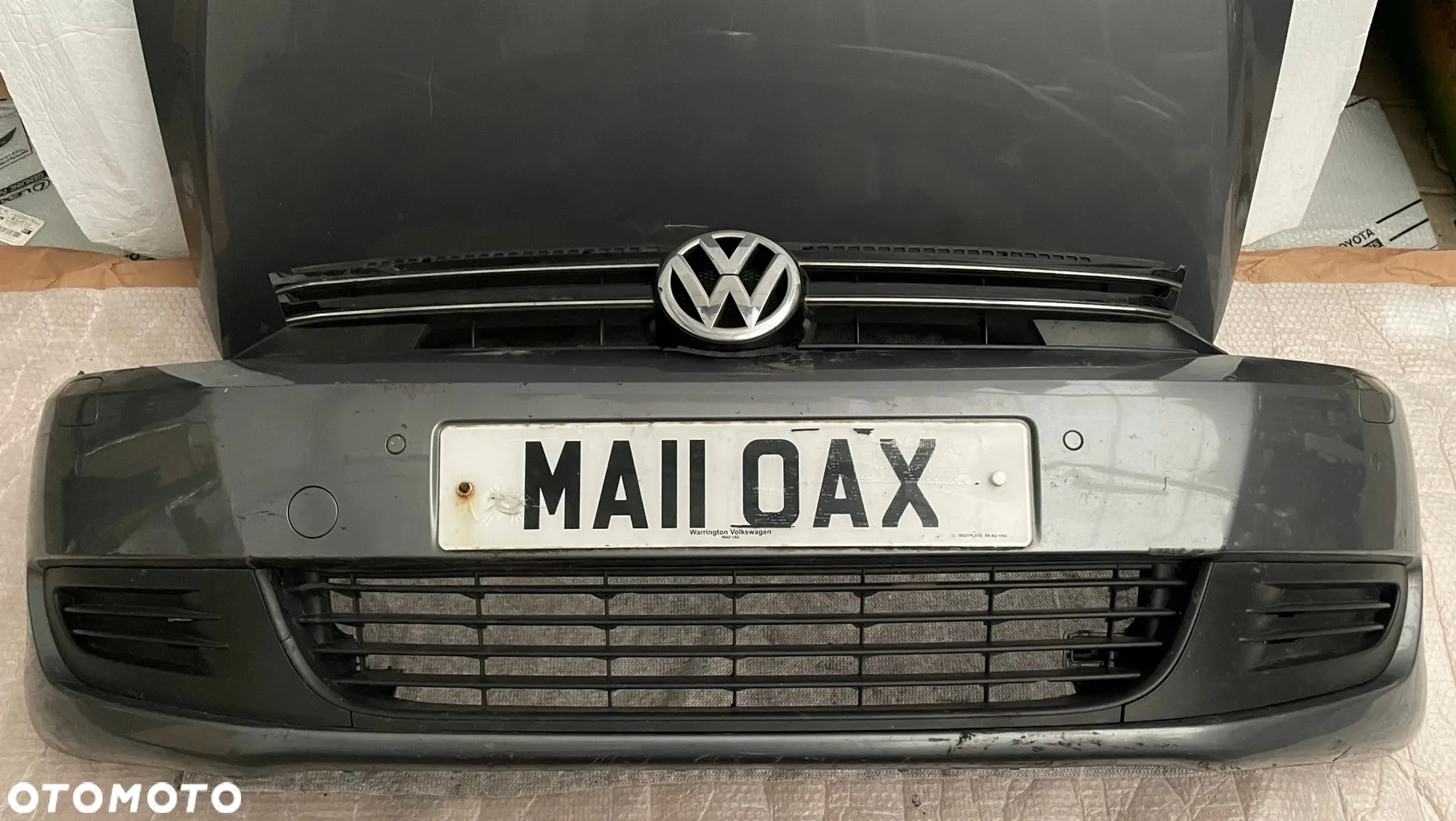 VW Golf 6 VI 5M Plus zderzak przód spryskiwacze pdc maska - 2