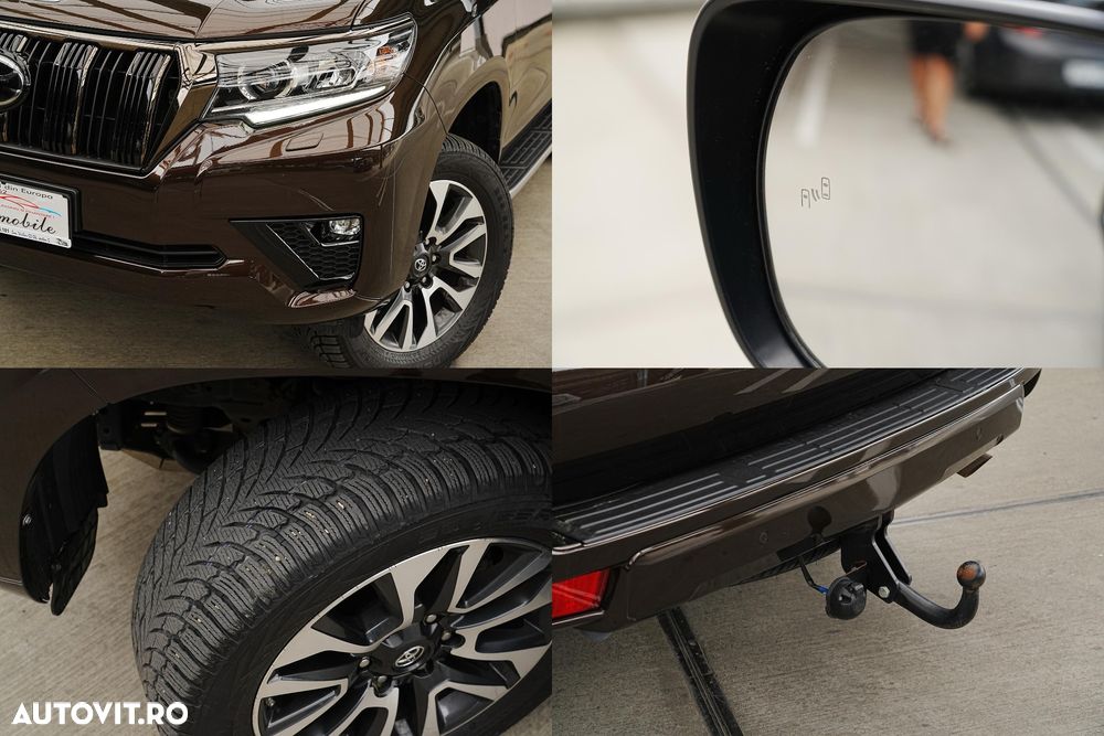 Toyota Land Cruiser 2.8l D-4D 204 CP A/T 7 locuri Luxury AVS Brown - 11