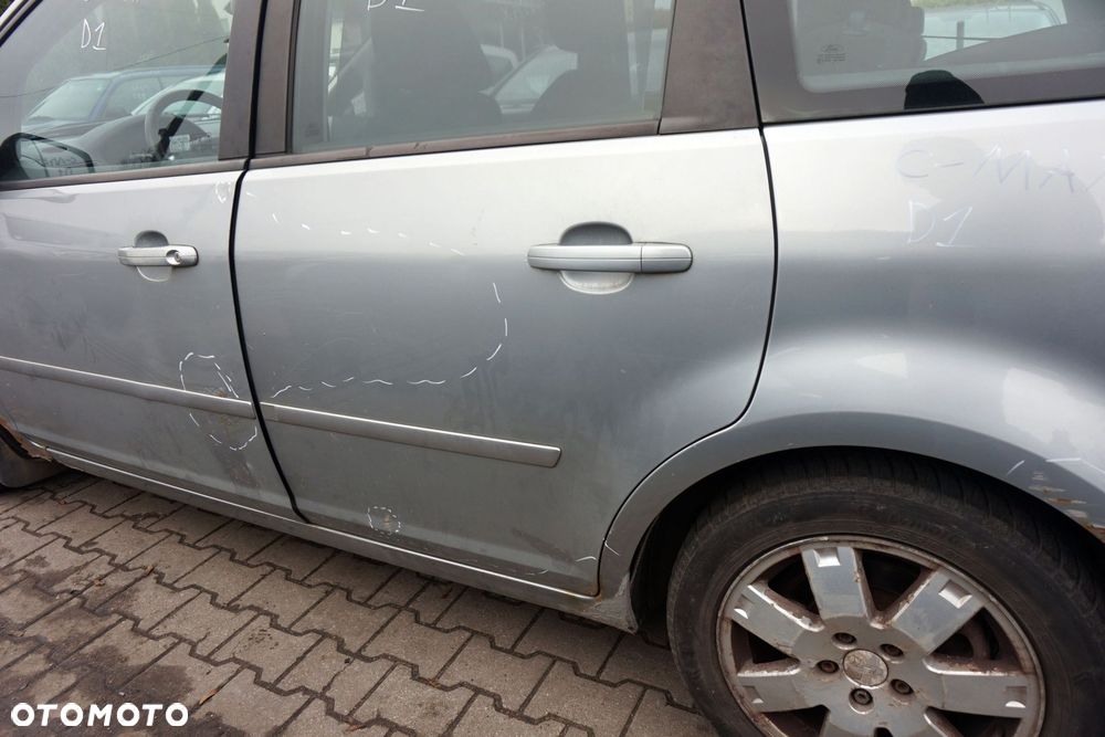 DRZWI TYLNE LEWE FOCUS C-MAX D1  SZARY FORD 2003-2007 - 4