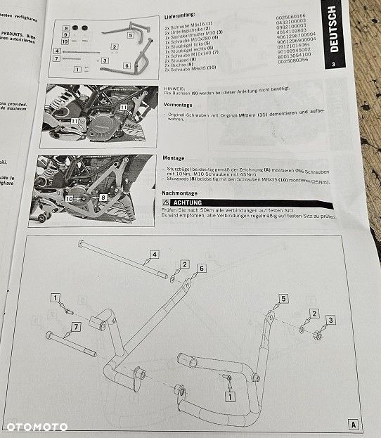 Crash bary gmole KTM 125 200 Duke  9061296804404 - 7