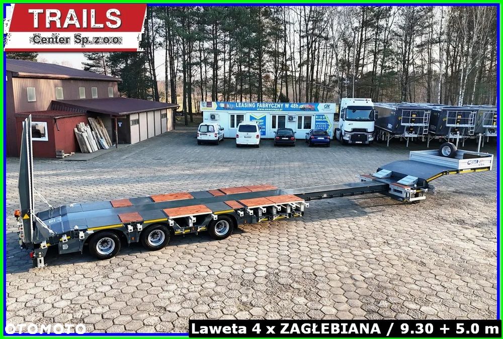 Inny Naczepa rozciągana dł. 18,60 m, zagłębiana x 4, szer. 3,00 m - NAJAZDY HYDRAULICZNE. !!! - 18