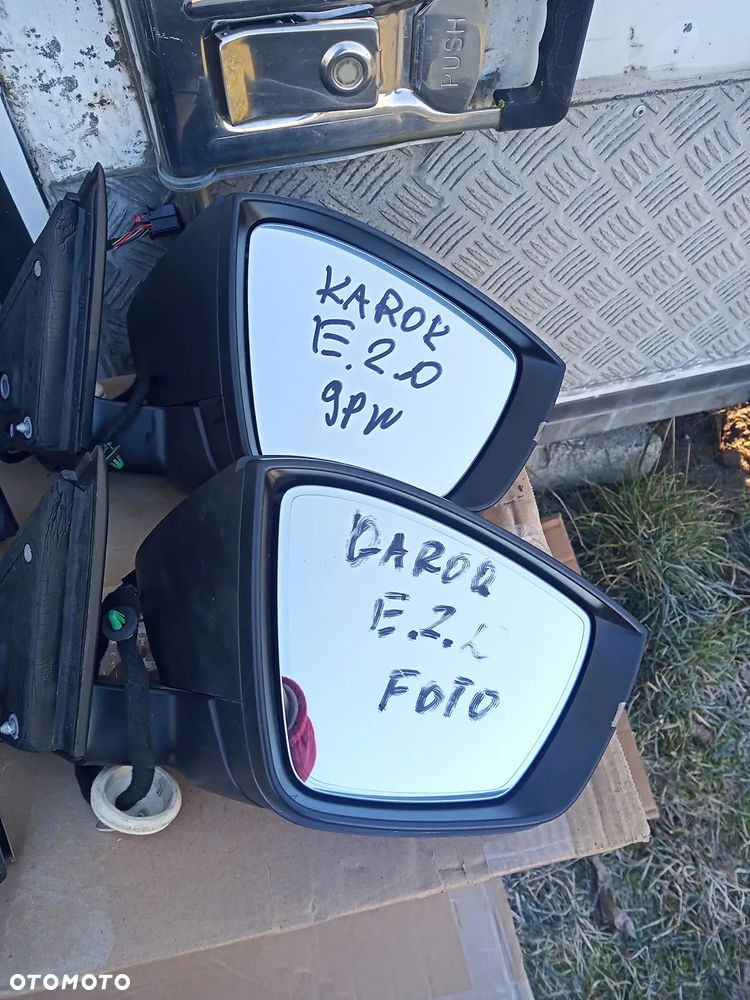 LUSTERKO Lewe  Prawe SKODA KAROQ różne funkcje asystent fotohrom - 22