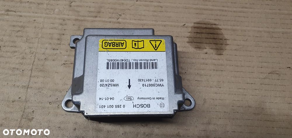 Moduł Sensor Airbag Poduszek Range Rover Vogue L322 6917430 0285001401 - 1
