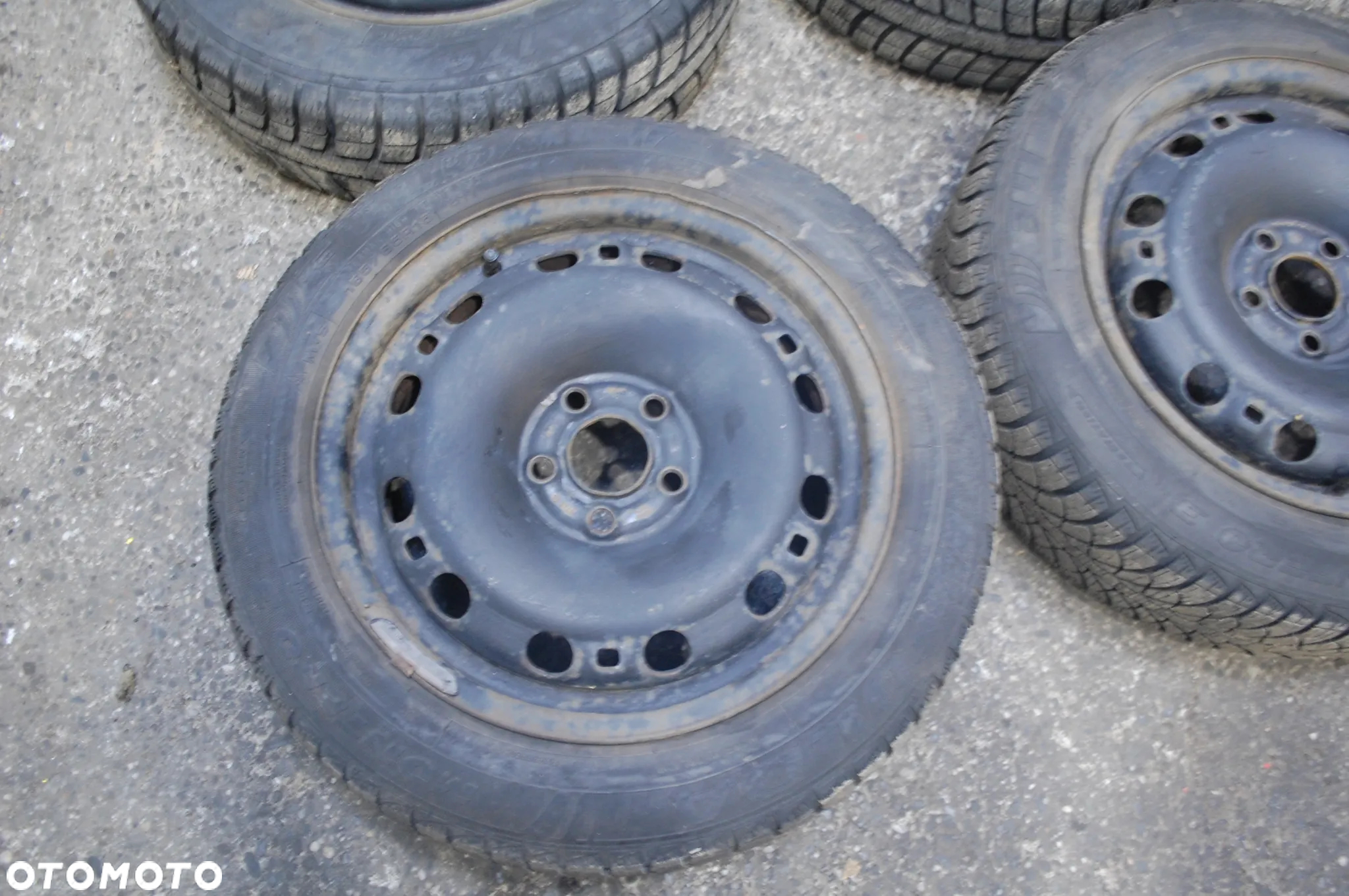 KOŁA FELGI STALOWE + OPONY ZIMOWE 165/70R14 5X100 6Q0601027H ET35 6J VW POLO IV SEAT SKODA 6Q0601027C - 18