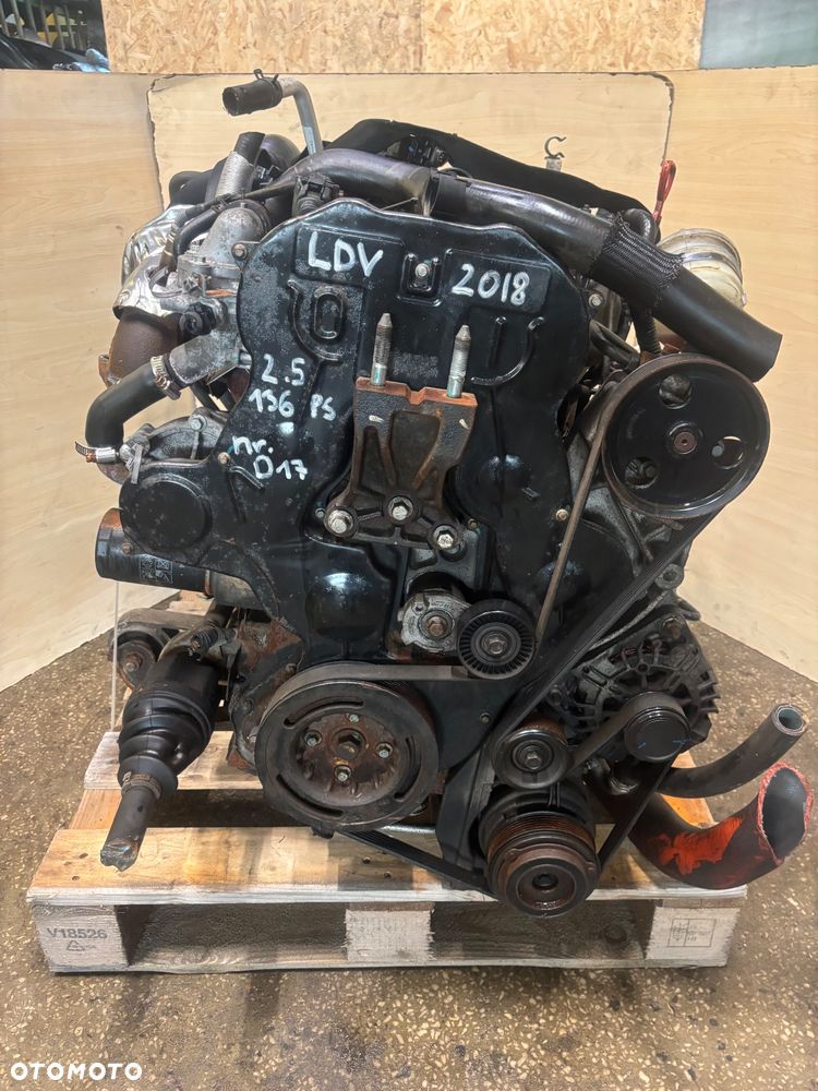 SILNIK KOMPLETNY SAIC LDV MAXUS V80 2.5 TD EURO 6 136KM, SC25R136 SC25R136Q51Q5 2018 EURO 6 - 2