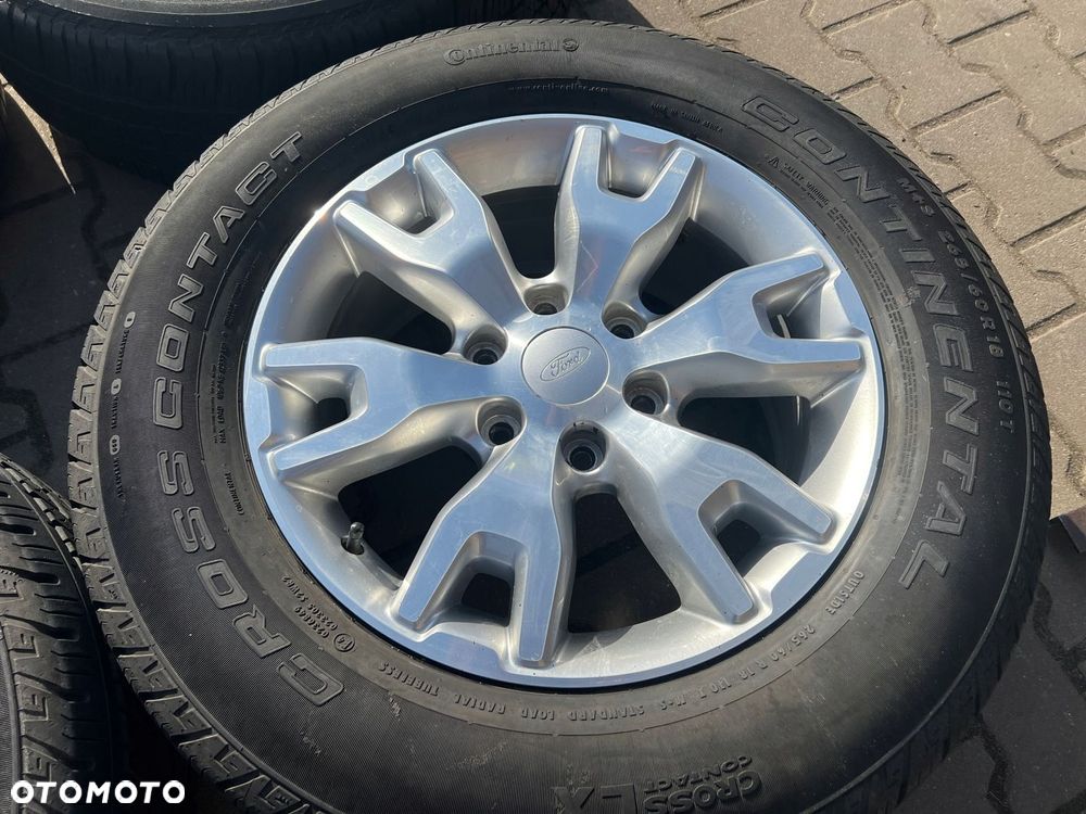 KOMPLET FELG FELGI ALU FORD RANGER RAPORT 18 6X139,7 ET55 ORYGINALNE - 4