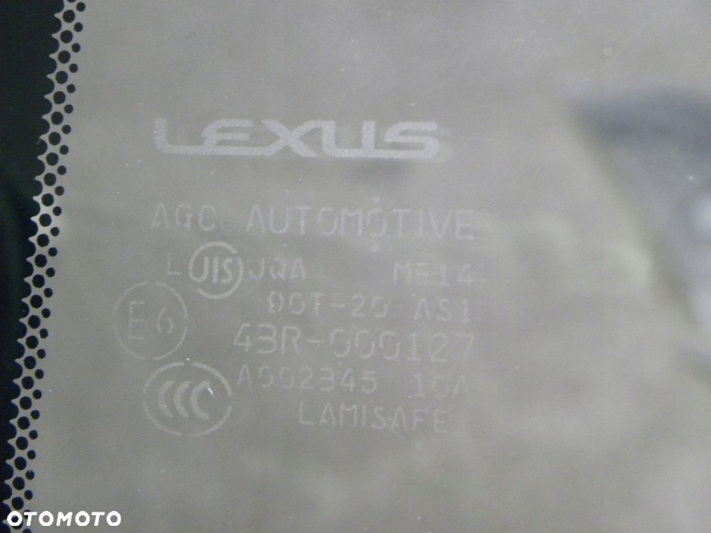 LEXUS LS SZYBA DRZWI TRÓJKĄT LEWY TYŁ - 5