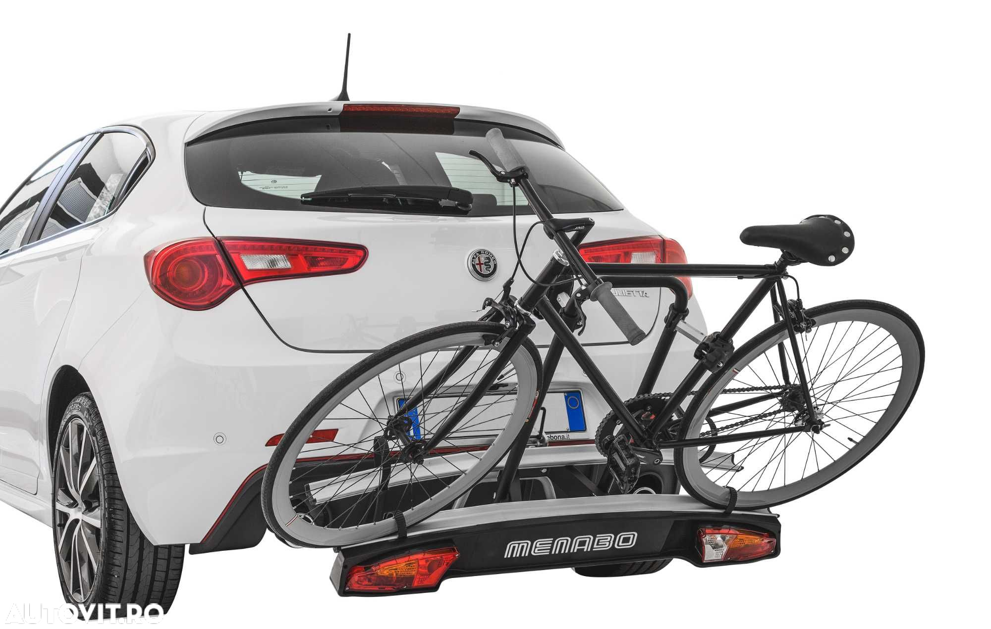 Suport bicicleta pe carlig Menabo Merak Tilting, rabatare, 2 biciclete - 6