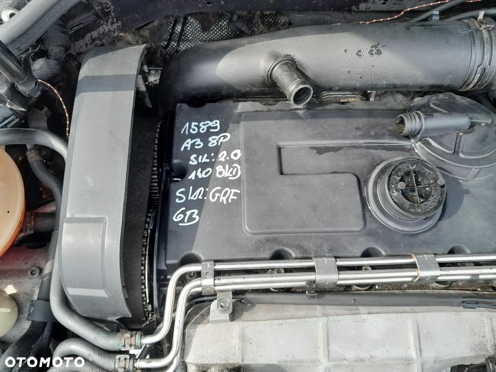 AUDI A3 8P SILNIKA 2.0 TDI 16V 140KM DIESEL !!!! NA CZĘŚCI !!!!! OZNACZENIE: BKD - 2