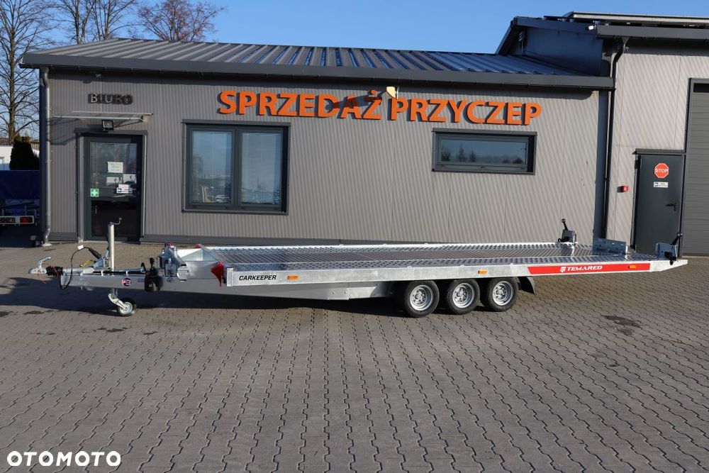 TEMARED /MARTZ CARKEEPER 5820/3 3,5T 580x207cm, Uchylna hydraulicznie , Wypełnienie blachą alu, 3 osie, DMC 3500kg ,koła 10C - 3