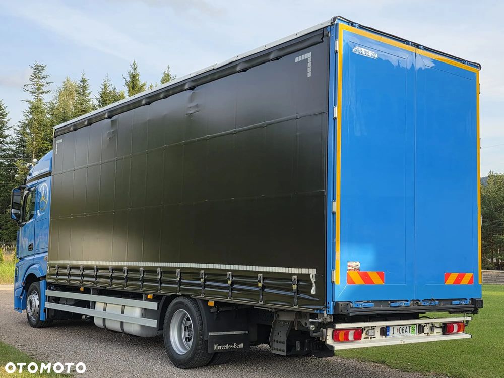 Mercedes-Benz ACTROS 1833 / FIRANKA/ WINDA / NOWY TACHOGRAF G2V2 / NOWE OPONY / 19PALET / 8TON ŁADOWNOŚCI / AUTOMAT / DUŻY SILNIK  / SYPIALKA / SERWISOWANY / 2018 / JAK NOWY  / - 5