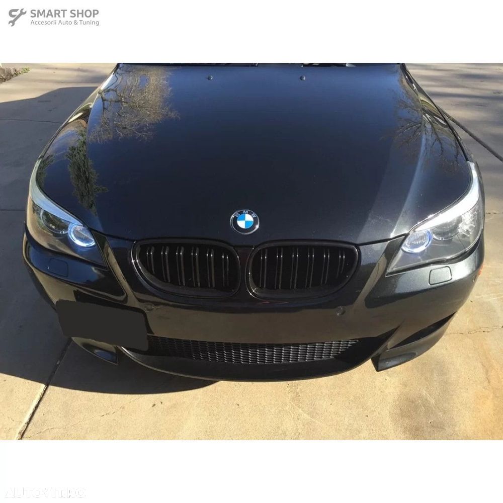Grile Centrale BMW 5 Series E60 E61 (2003-2009) Negru Lucios M Design - 5
