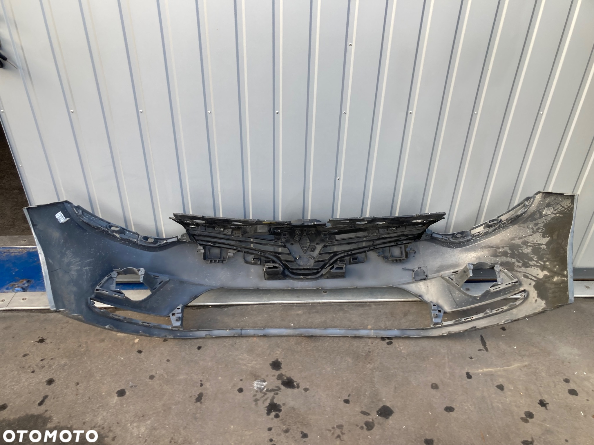 RENAULT CLIO 4 IV LIFT B.ŁADNY ZDERZAK PRZEDNI PRZÓD GRILL szary Wwa - 2
